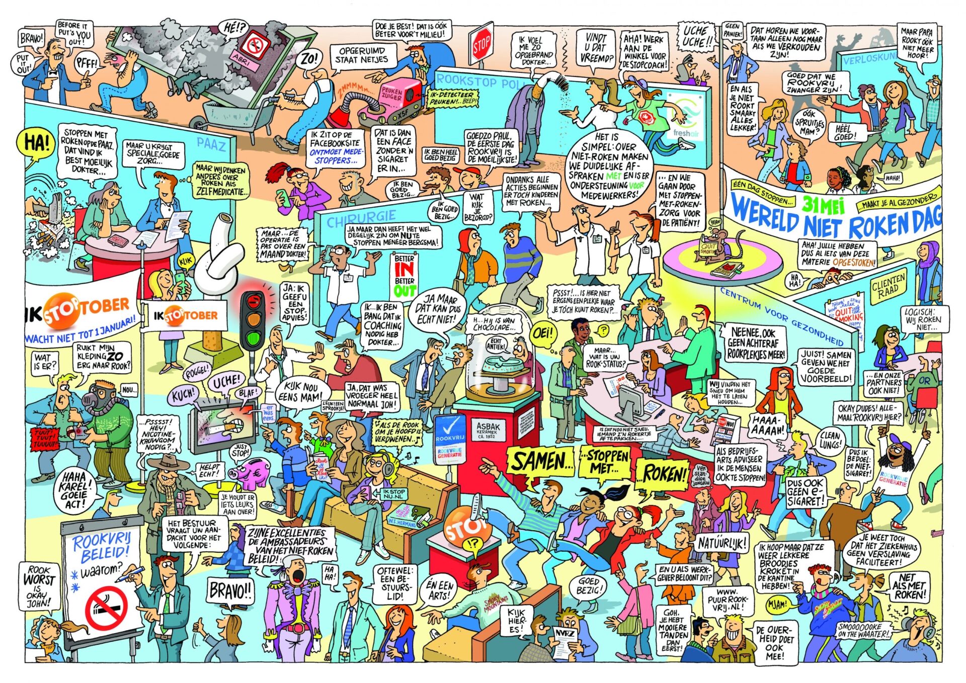 NVZ deelt rookvrije zorg interventies